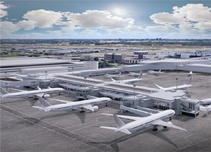 THE NEW FACE OF TERMINAL D: As part of the Renovations/Re-Life Refresh sub-project Terminal D will be refreshed and modernized with expansion to the passenger holding areas.